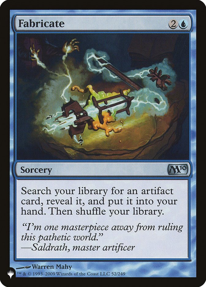 Fabricate [The List] - Magic: The Gathering - Card Brawlers | Quebec | Canada |