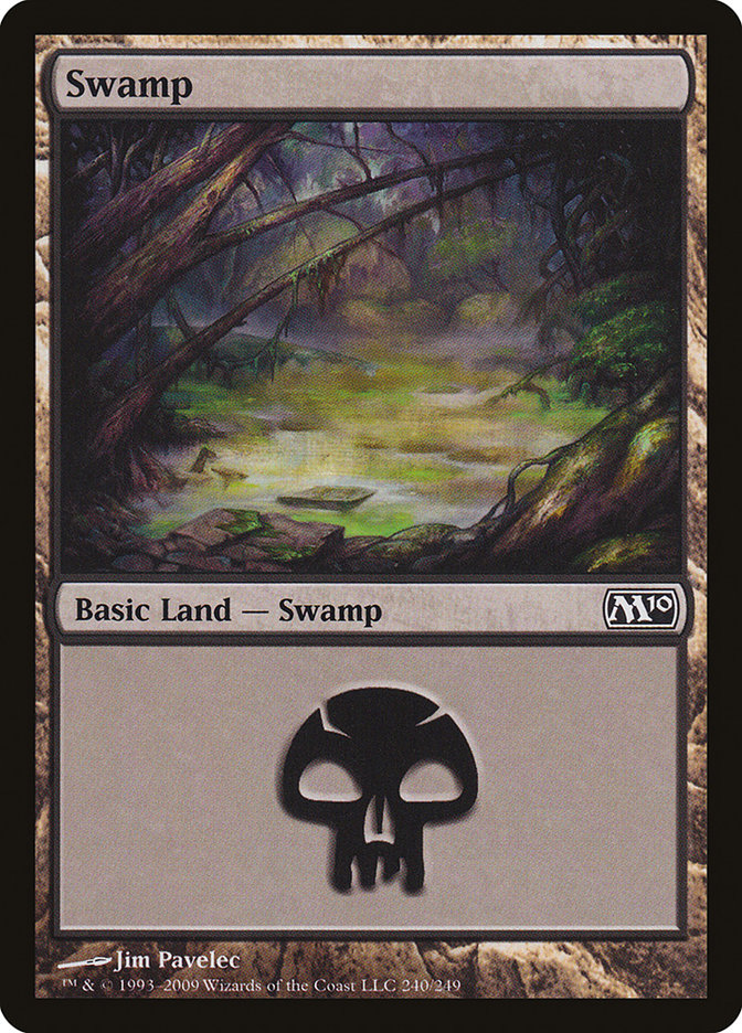 Swamp (240) [Magic 2010] - Magic: The Gathering - Card Brawlers | Quebec | Canada |