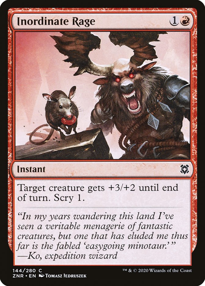 Inordinate Rage [Zendikar Rising] - Magic: The Gathering - Card Brawlers | Quebec | Canada |