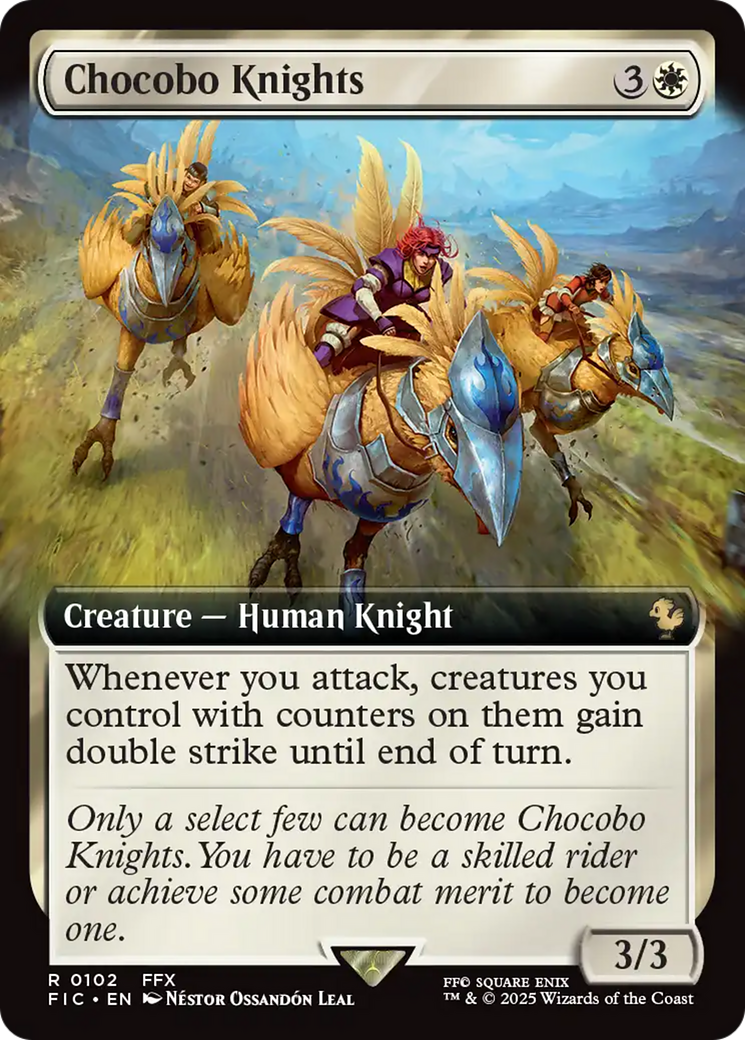 Chocobo Knights (Extended Art) [FINAL FANTASY Commander] - Magic: The Gathering - Card Brawlers | Quebec | Canada |