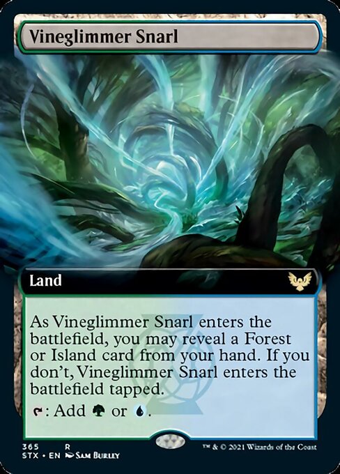 Vineglimmer Snarl (Extended Art) [Strixhaven: School of Mages] - Magic: The Gathering - Card Brawlers | Quebec | Canada |
