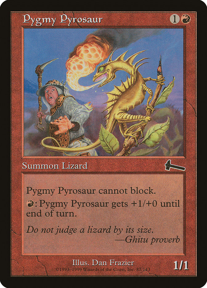 Pygmy Pyrosaur [Urza's Legacy] - Magic: The Gathering - Card Brawlers | Quebec | Canada |