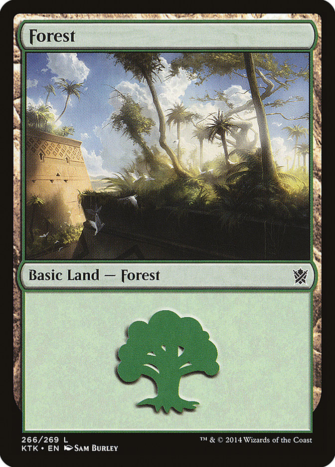Forest (266) [Khans of Tarkir] - Magic: The Gathering - Card Brawlers | Quebec | Canada |