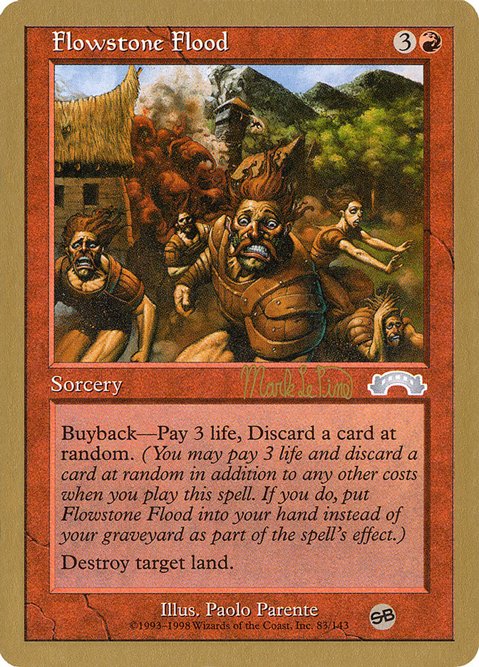 Flowstone Flood (Mark Le Pine) (SB) [World Championship Decks 1999] - Magic: The Gathering - Card Brawlers | Quebec | Canada |