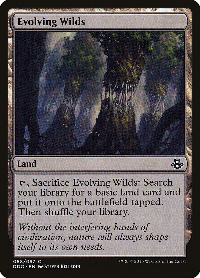 Evolving Wilds [Duel Decks: Elspeth vs. Kiora] - Magic: The Gathering - Card Brawlers | Quebec | Canada |