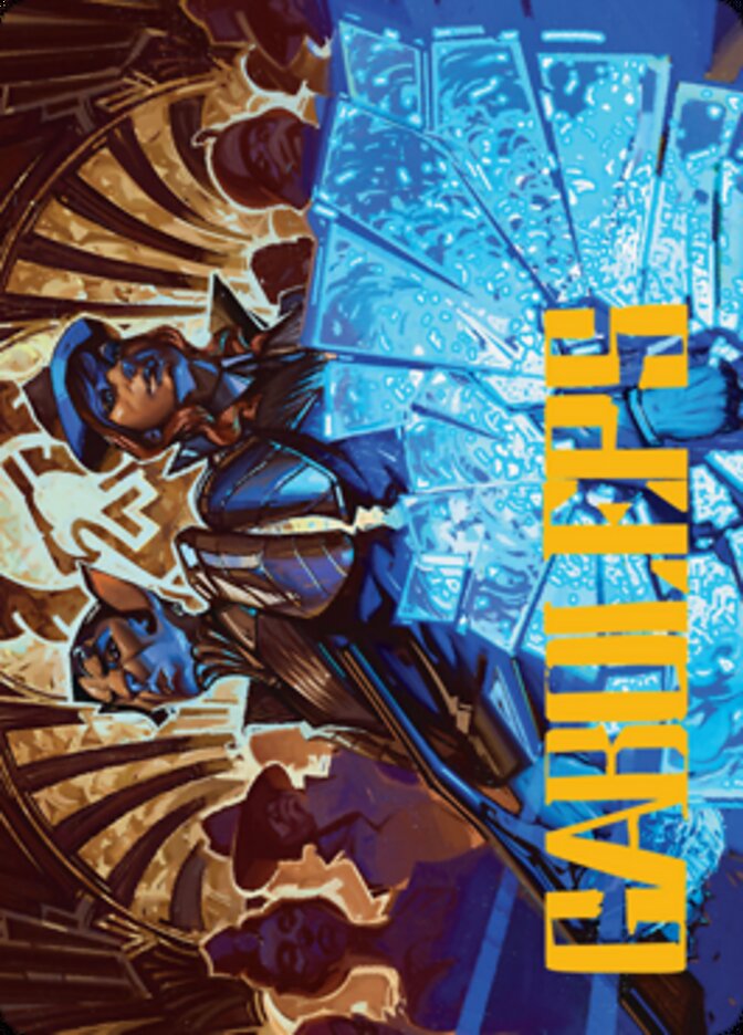 Contractual Safeguard Art Card (Gold-Stamped Signature) [Streets of New Capenna Art Series] - Magic: The Gathering - Card Brawlers | Quebec | Canada |