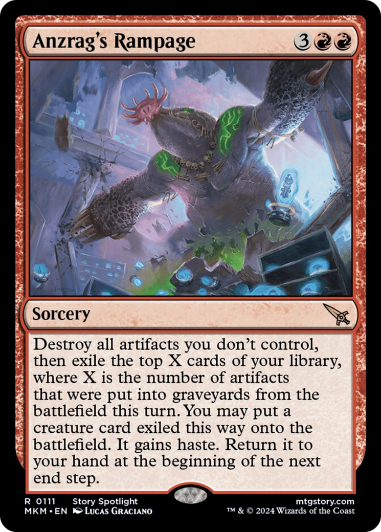 Anzrag's Rampage [Murders at Karlov Manor] - Magic: The Gathering - Card Brawlers | Quebec | Canada |