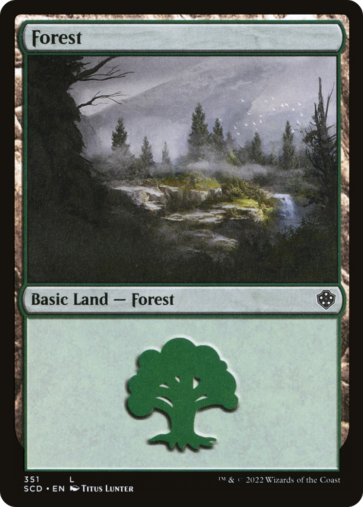 Forest (351) [Starter Commander Decks] - Magic: The Gathering - Card Brawlers | Quebec | Canada |