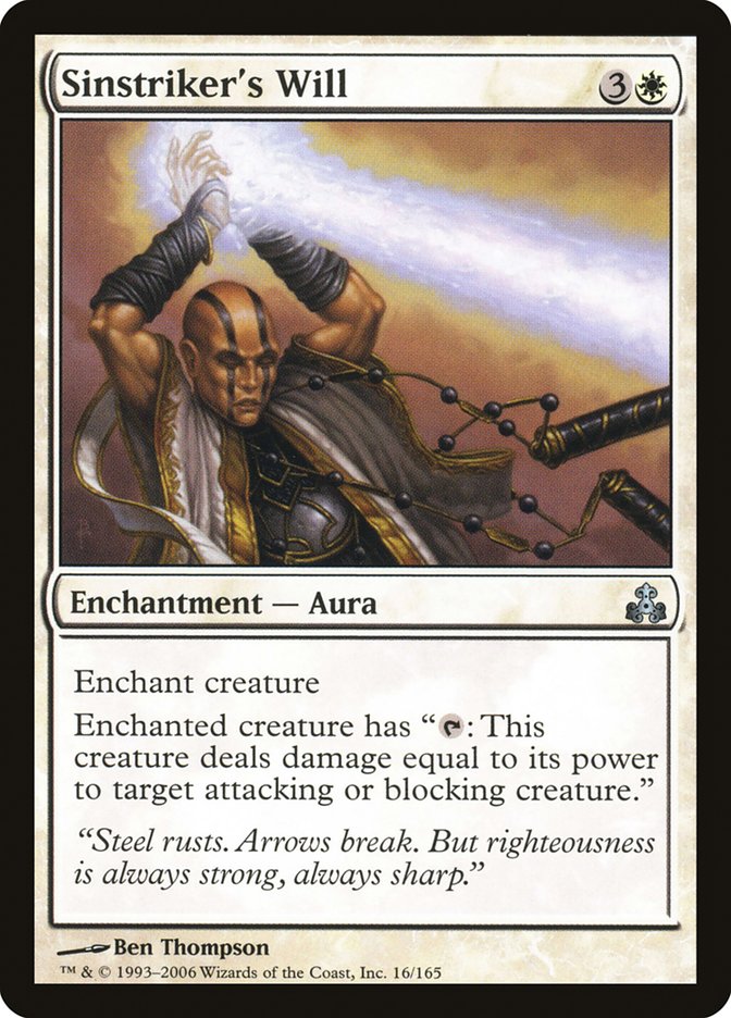 Sinstriker's Will [Guildpact] - Magic: The Gathering - Card Brawlers | Quebec | Canada |