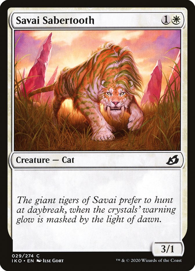 Savai Sabertooth [Ikoria: Lair of Behemoths] - Magic: The Gathering - Card Brawlers | Quebec | Canada |