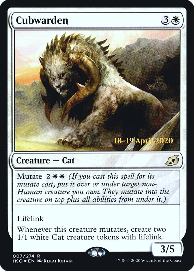 Cubwarden [Ikoria: Lair of Behemoths Prerelease Promos] - Magic: The Gathering - Card Brawlers | Quebec | Canada |
