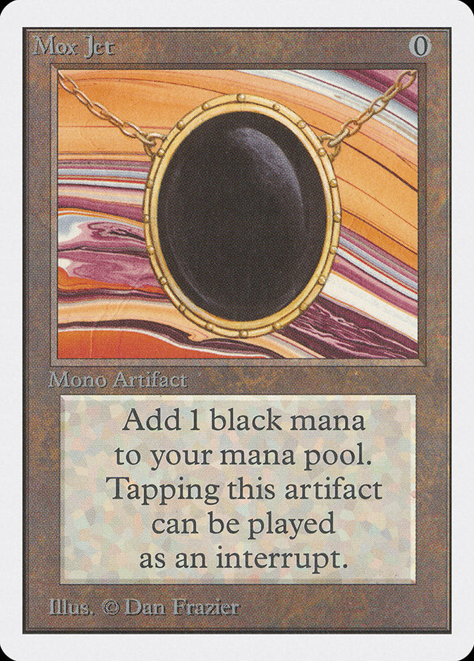Mox Jet [Unlimited Edition] - Magic: The Gathering - Card Brawlers | Quebec | Canada |