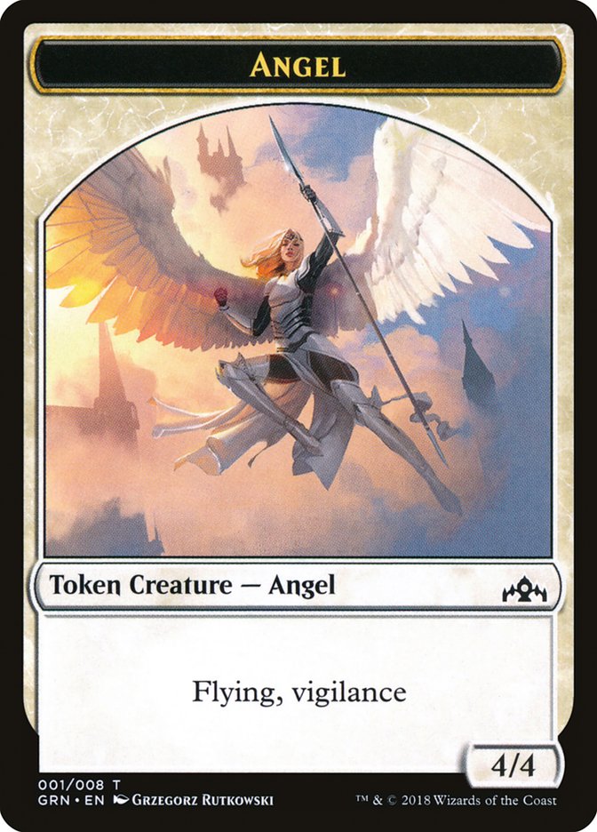 Angel Token [Guilds of Ravnica Tokens] - Magic: The Gathering - Card Brawlers | Quebec | Canada |