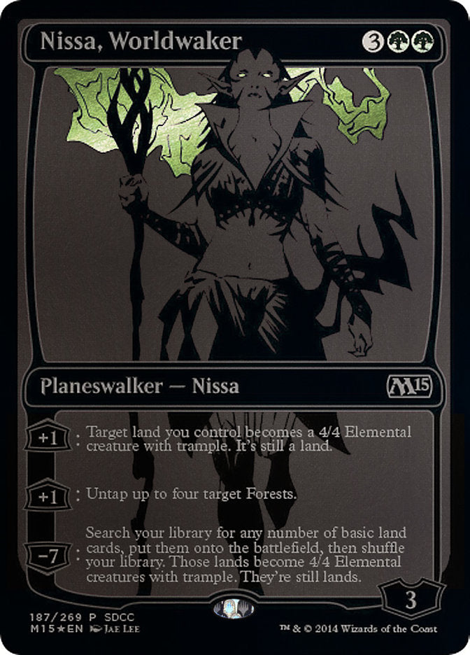Nissa, Worldwaker [San Diego Comic-Con 2014] - Magic: The Gathering - Card Brawlers | Quebec | Canada |