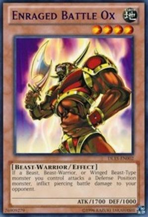 Enraged Battle Ox (Red) (DL15-EN002) Rare