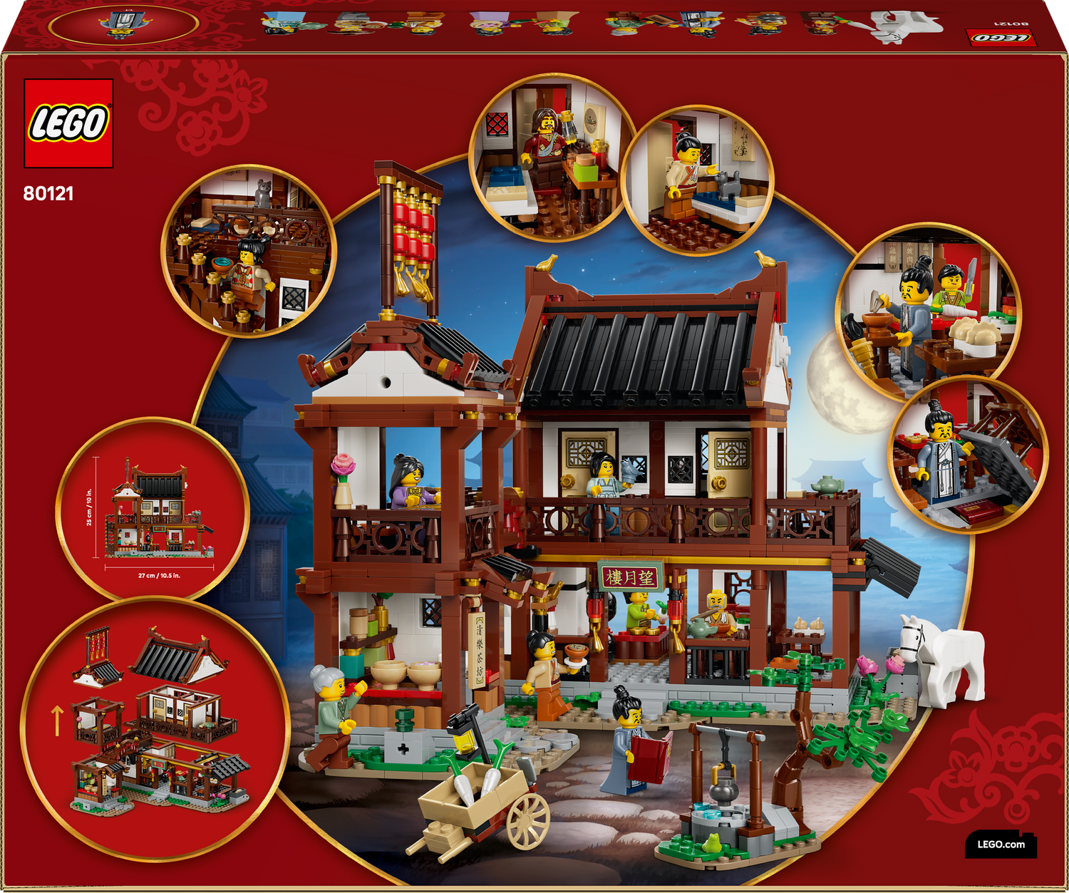 LEGO - Chinese Festivals Ancient Moon-Gazing Inn -  Building Kit - 80121