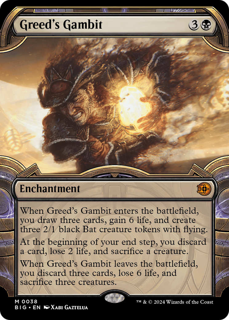 Greed's Gambit (Showcase) [Outlaws of Thunder Junction: The Big Score] - Magic: The Gathering - Card Brawlers | Quebec | Canada |
