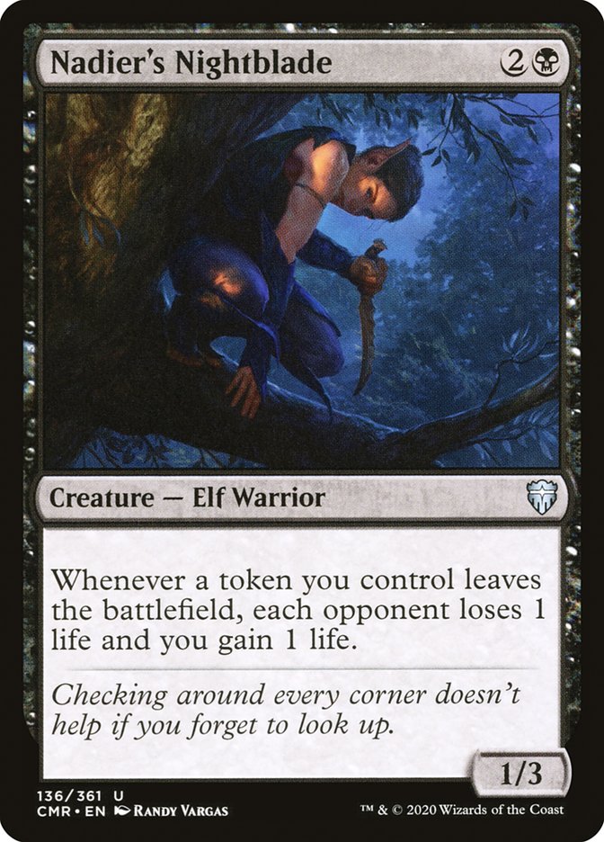 Nadier's Nightblade [Commander Legends] - Magic: The Gathering - Card Brawlers | Quebec | Canada |