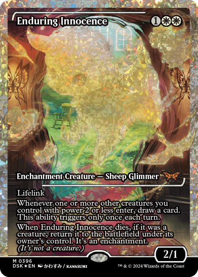 Enduring Innocence (Japan Showcase Fracture Foil) [Duskmourn: House of Horror] - Magic: The Gathering - Card Brawlers | Quebec | Canada |