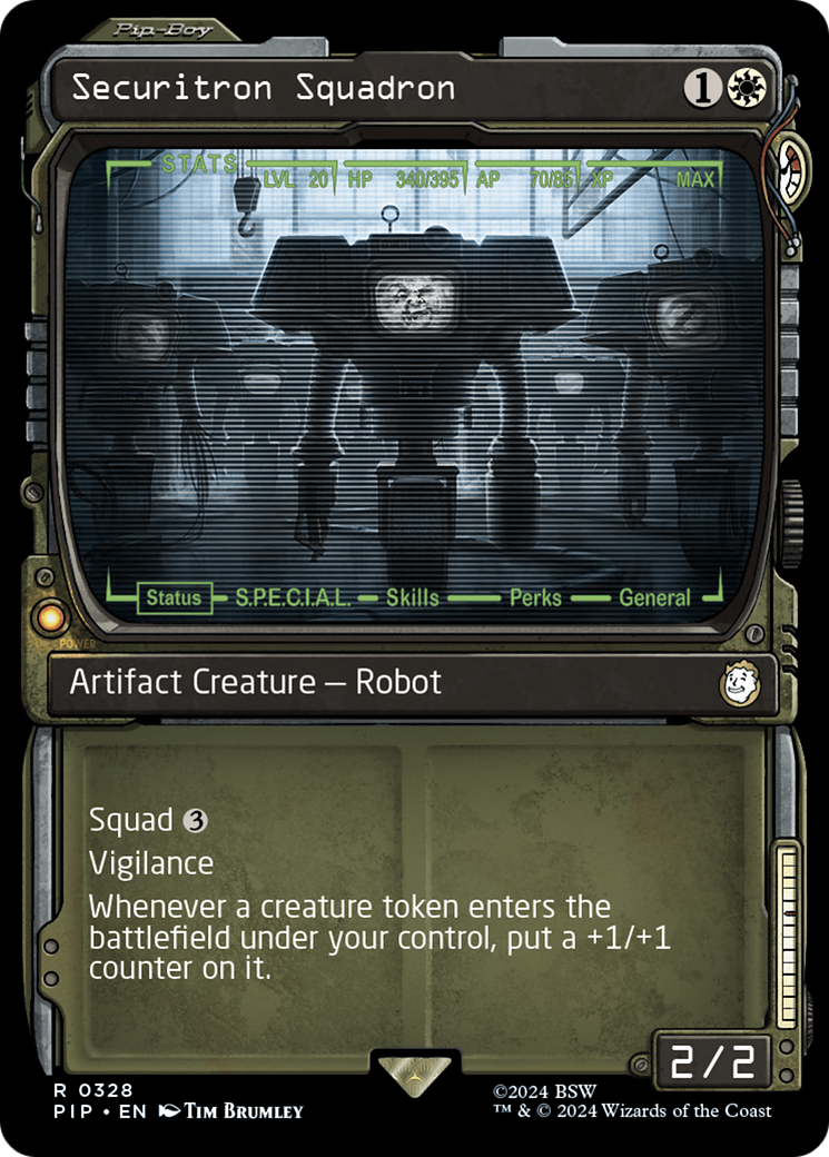 Securitron Squadron (Showcase) [Fallout] - Magic: The Gathering - Card Brawlers | Quebec | Canada |