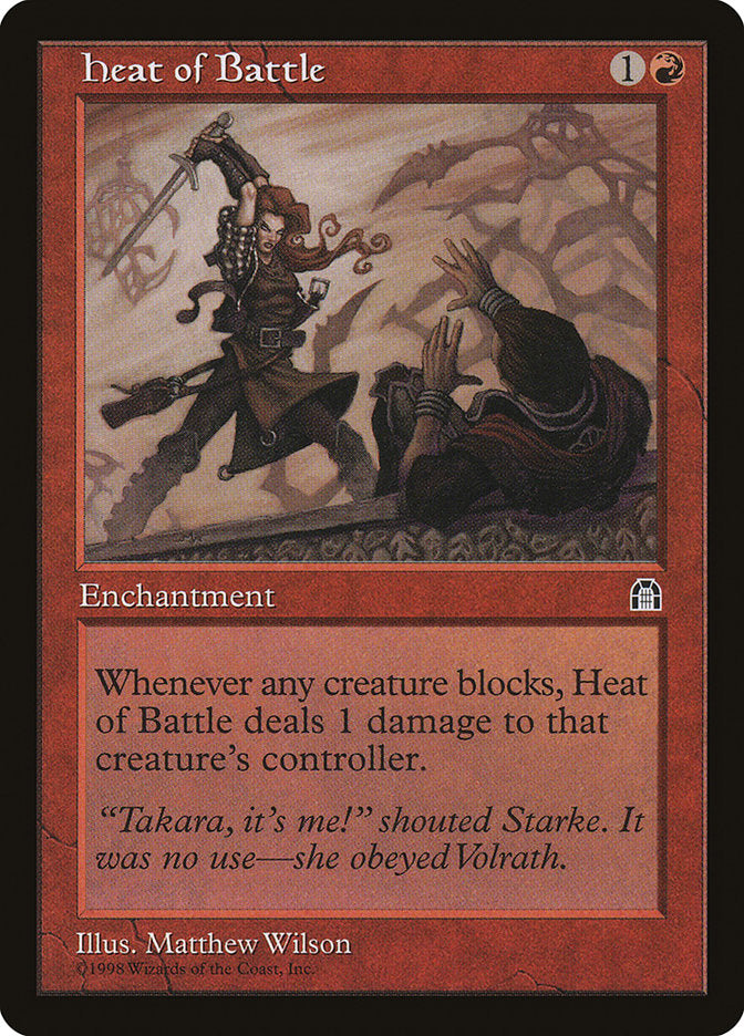 Heat of Battle [Stronghold] - Magic: The Gathering - Card Brawlers | Quebec | Canada |
