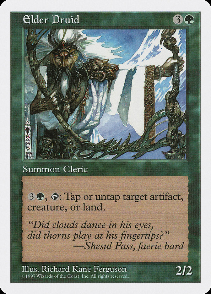 Elder Druid [Fifth Edition] - Magic: The Gathering - Card Brawlers | Quebec | Canada |