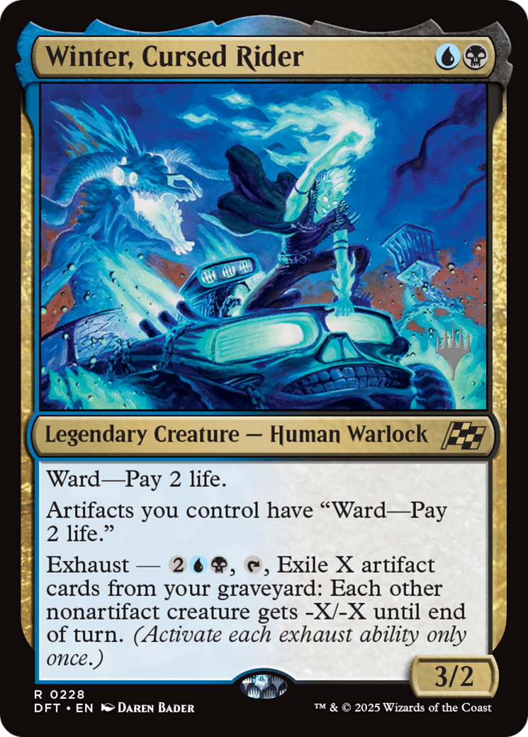 Winter, Cursed Rider (Promo Pack) [Aetherdrift Promos] - Magic: The Gathering - Card Brawlers | Quebec | Canada |