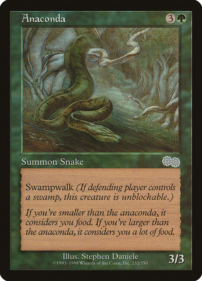 Anaconda [Urza's Saga] - Magic: The Gathering - Card Brawlers | Quebec | Canada |