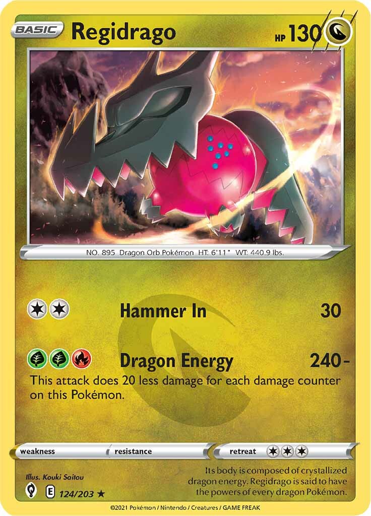 Regidrago (124/203) [Sword & Shield: Evolving Skies] - Pokémon - Card Brawlers | Quebec | Canada |