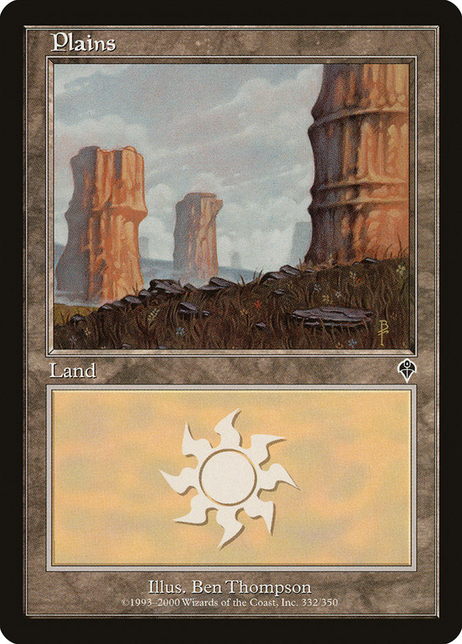 Plains (332) [Invasion] - Magic: The Gathering - Card Brawlers | Quebec | Canada |
