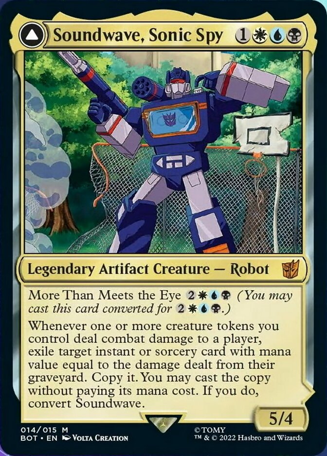 Soundwave, Sonic Spy // Soundwave, Superior Captain [Transformers] - Magic: The Gathering - Card Brawlers | Quebec | Canada |