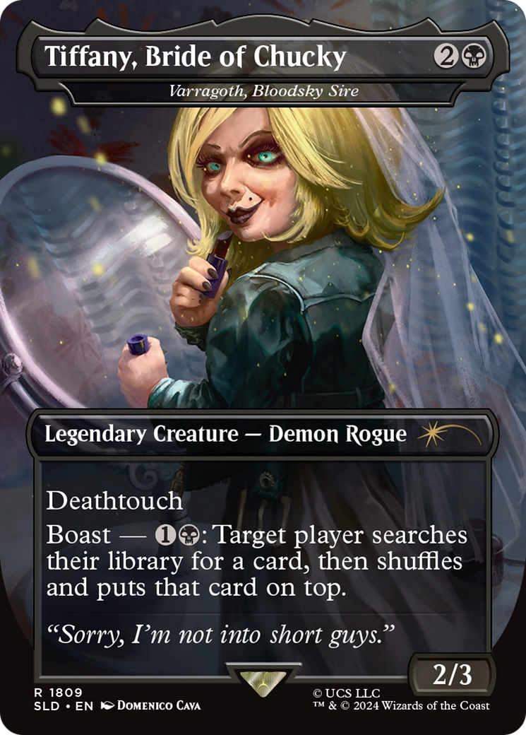 Tiffany, Bride of Chucky - Varragoth, Bloodsky Sire [Secret Lair Drop Series] - Magic: The Gathering - Card Brawlers | Quebec | Canada |