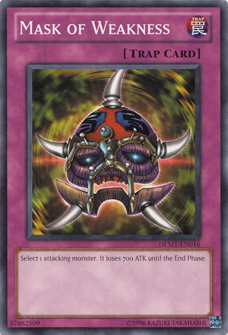 Mask of Weakness [DEM1-EN016] Common - Yu-Gi-Oh! - Card Brawlers | Quebec | Canada |