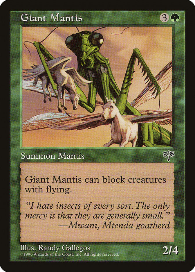 Giant Mantis [Mirage] - Magic: The Gathering - Card Brawlers | Quebec | Canada |
