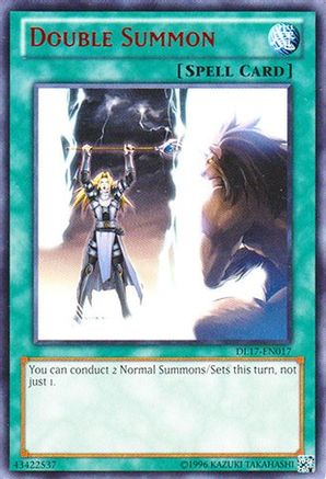 Double Summon (Red) (DL17-EN017) Rare