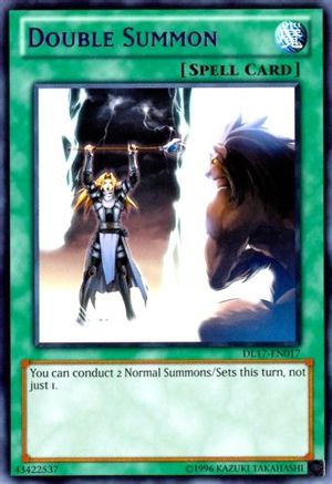 Double Summon (Blue) (DL17-EN017) Rare