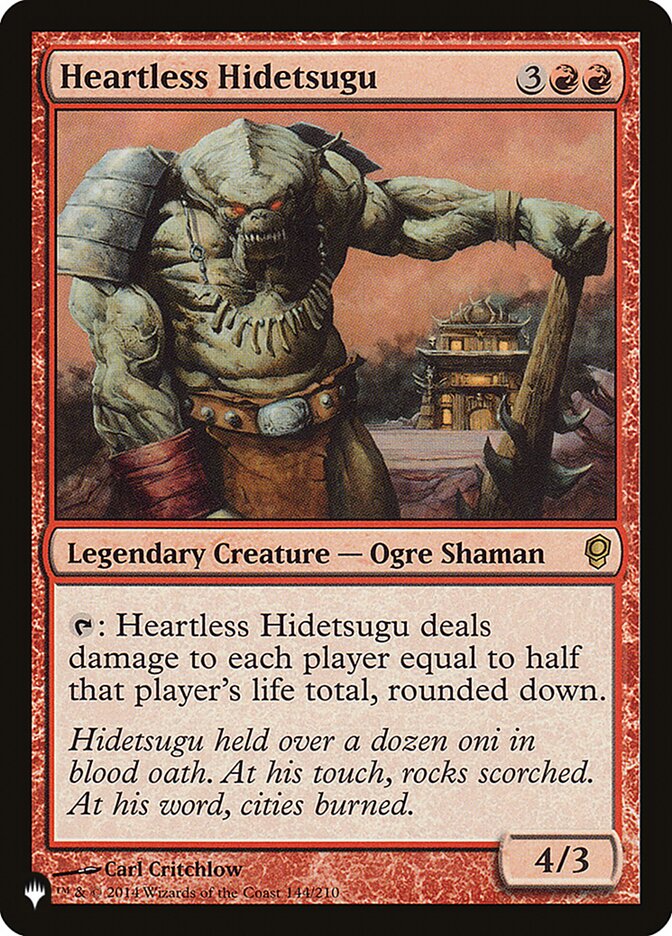 Heartless Hidetsugu [The List] - Magic: The Gathering - Card Brawlers | Quebec | Canada |