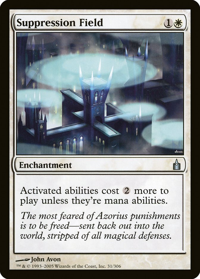 Suppression Field [Ravnica: City of Guilds] - Magic: The Gathering - Card Brawlers | Quebec | Canada |