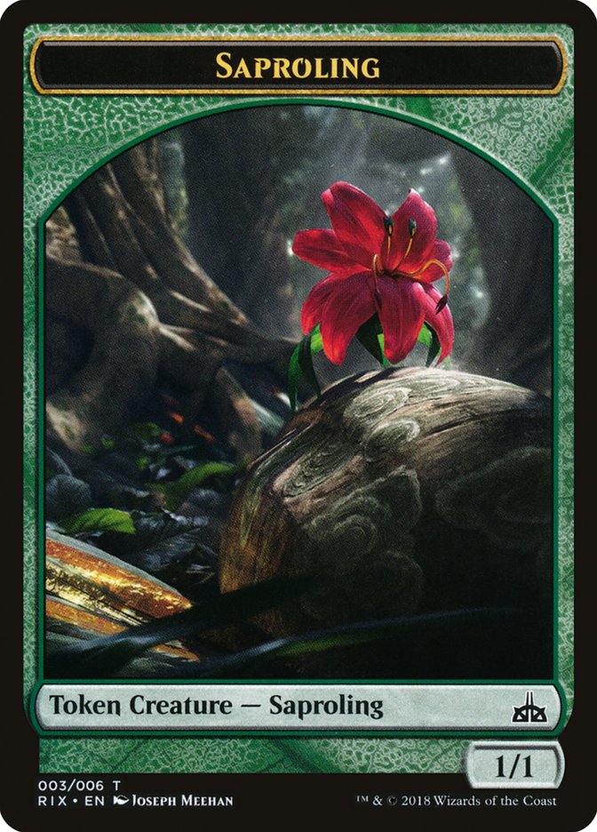 Saproling Token [Rivals of Ixalan Tokens] - Magic: The Gathering - Card Brawlers | Quebec | Canada |