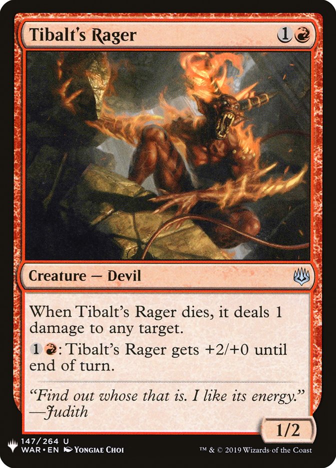 Tibalt's Rager [Mystery Booster] - Magic: The Gathering - Card Brawlers | Quebec | Canada |