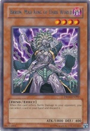Brron, Mad King of Dark World [DR04-EN082] Rare - Yu-Gi-Oh! - Card Brawlers | Quebec | Canada |