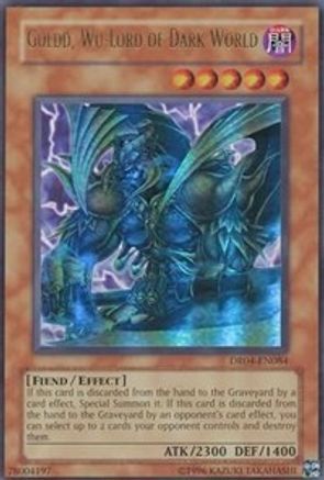 Goldd, Wu-Lord of Dark World [DR04-EN084] Ultra Rare - Yu-Gi-Oh! - Card Brawlers | Quebec | Canada |