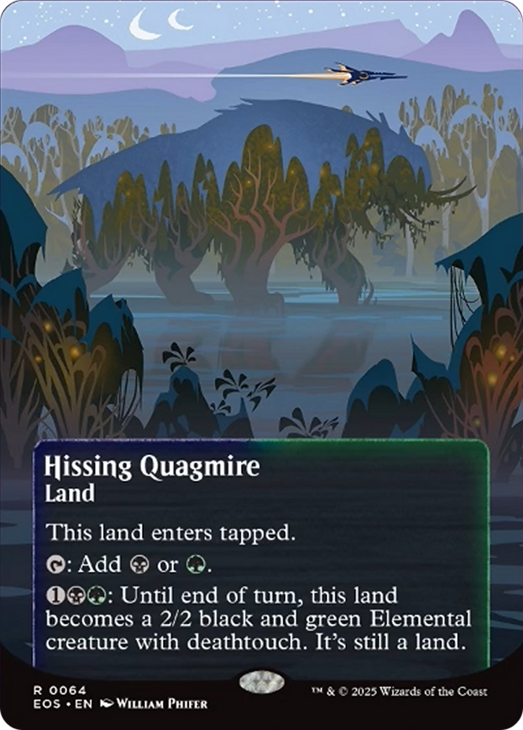 Hissing Quagmire (0064) (Borderless) [Edge of Eternities: Stellar Sights] - Magic: The Gathering - Card Brawlers | Quebec | Canada |