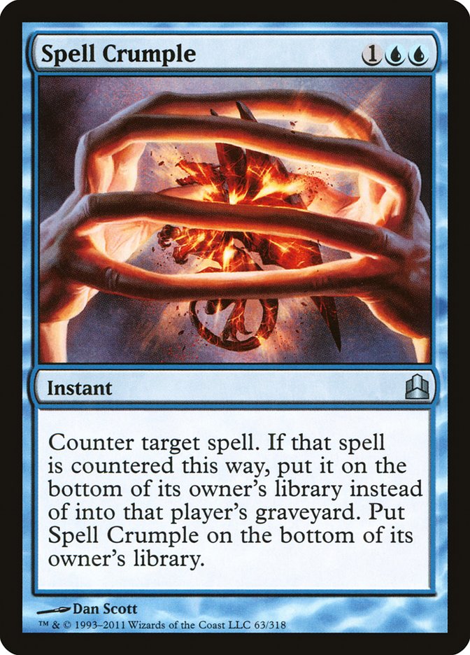Spell Crumple [Commander 2011] - Magic: The Gathering - Card Brawlers | Quebec | Canada |