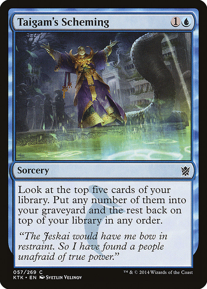 Taigam's Scheming [Khans of Tarkir] - Magic: The Gathering - Card Brawlers | Quebec | Canada |
