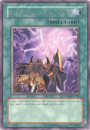 Dark World Lightning [DR04-EN098] Rare - Yu-Gi-Oh! - Card Brawlers | Quebec | Canada |