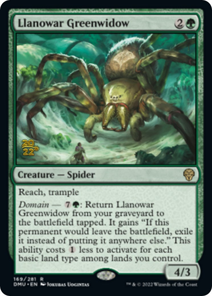 Llanowar Greenwidow [Dominaria United Prerelease Promos] - Magic: The Gathering - Card Brawlers | Quebec | Canada |