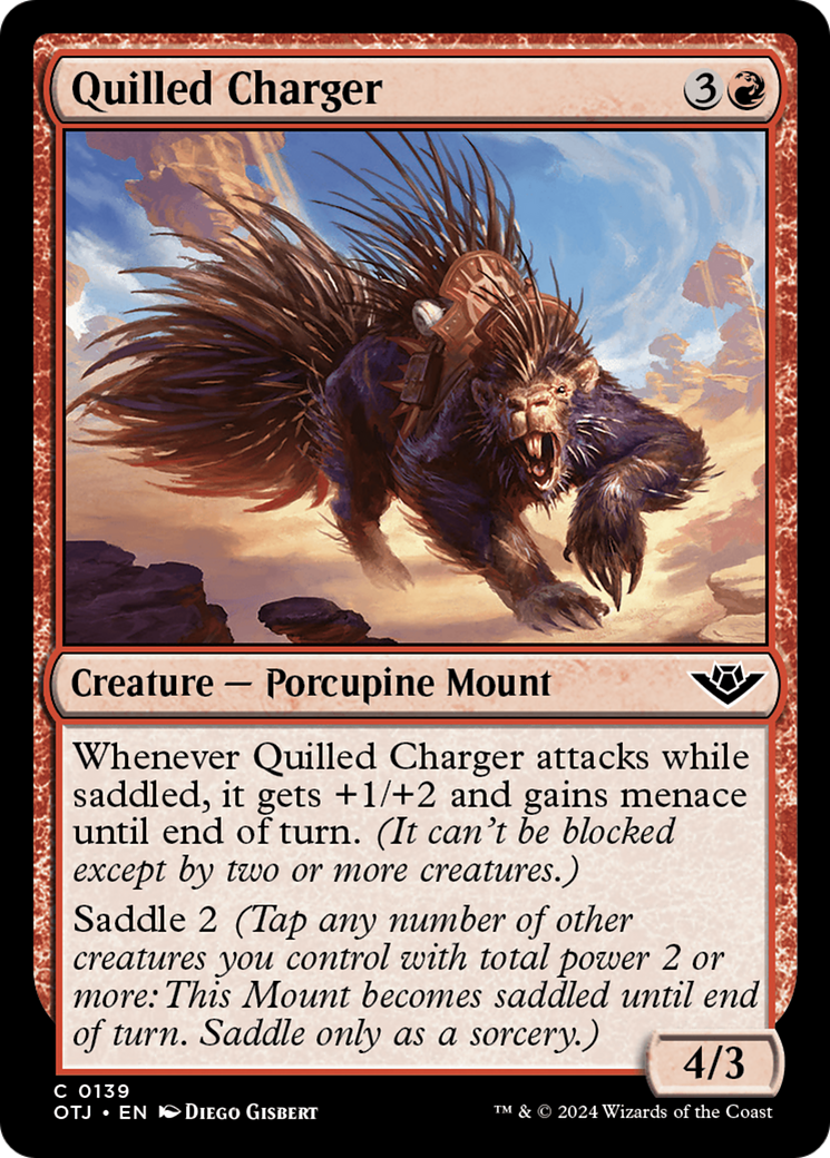 Quilled Charger [Outlaws of Thunder Junction] - Magic: The Gathering - Card Brawlers | Quebec | Canada |