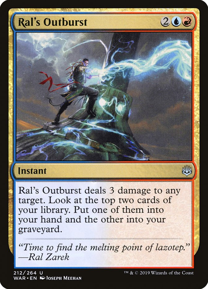 Ral's Outburst [War of the Spark] - Magic: The Gathering - Card Brawlers | Quebec | Canada |