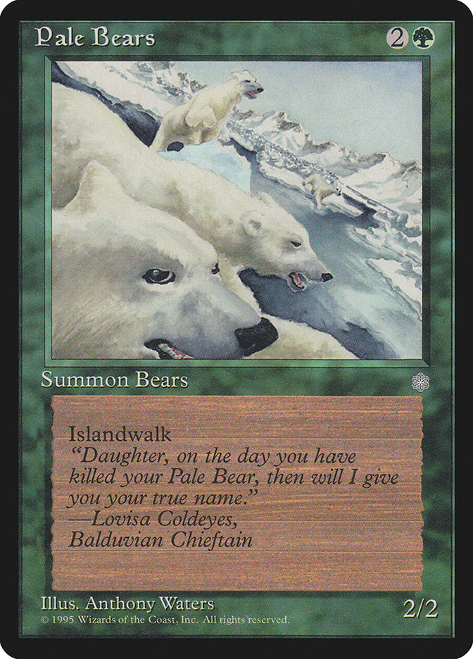 Pale Bears [Ice Age] - Magic: The Gathering - Card Brawlers | Quebec | Canada |